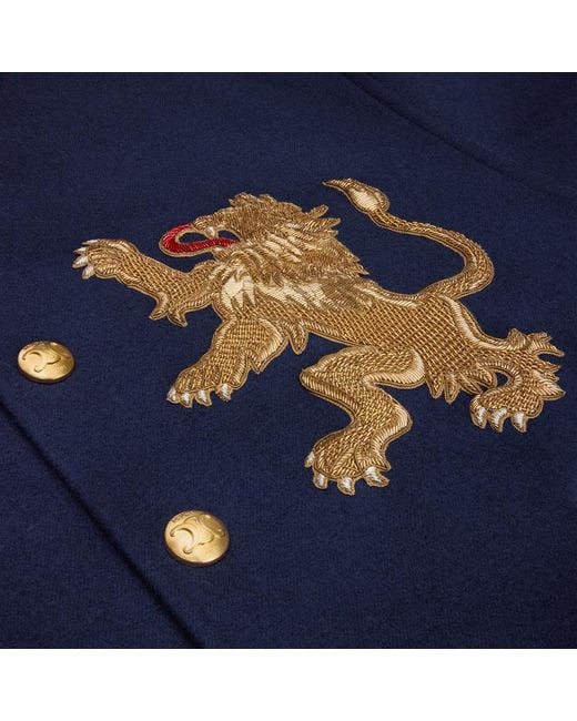Céline Blue Lion Teddy Jacket for men