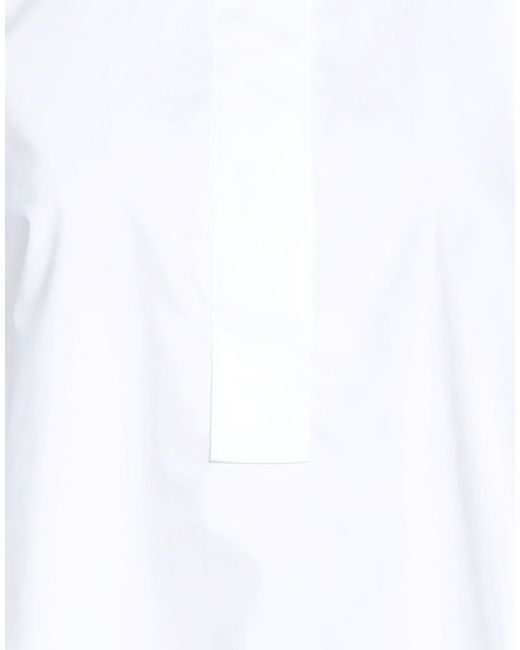 MAX&Co. White Long Sleeve Shirt