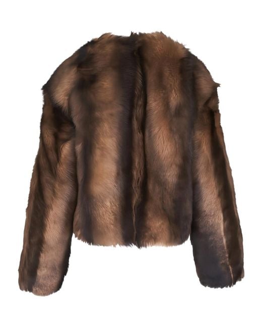 Nili Lotan Brown Long-Sleeve Jacket