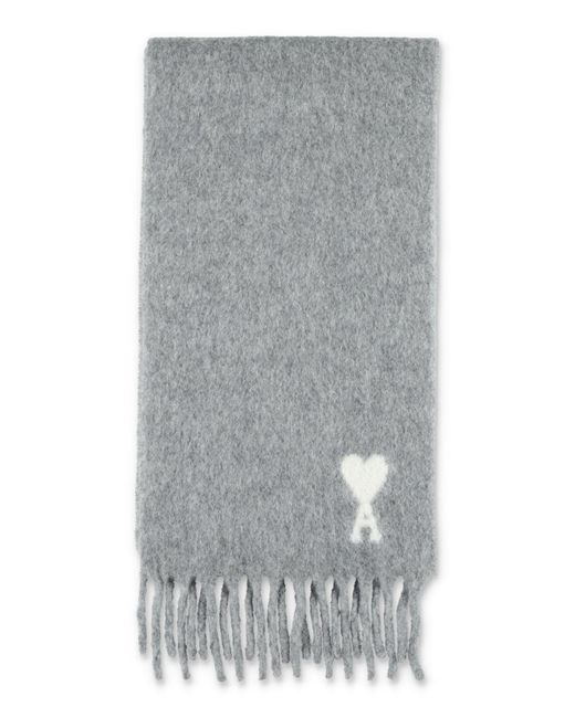 AMI Gray Scarfs for men