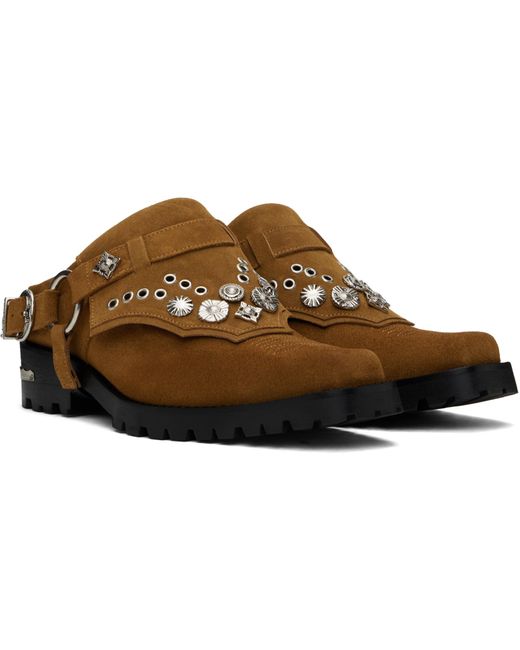 Toga Virilis Brown Slip-On Loafers for men