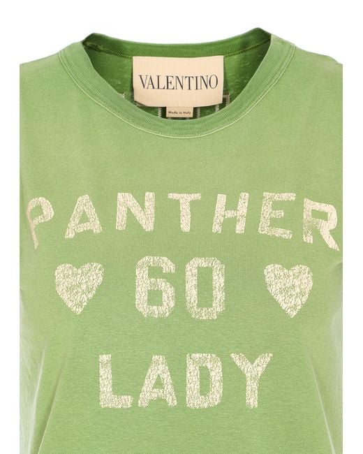 Valentino Green Chez Crewneck T-Shirt