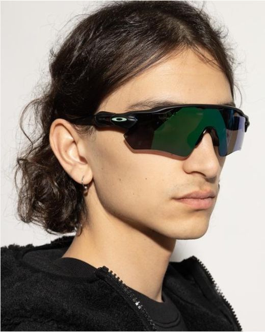 Oakley Green Radar Oversize Logo-Detail Sunglasses for men