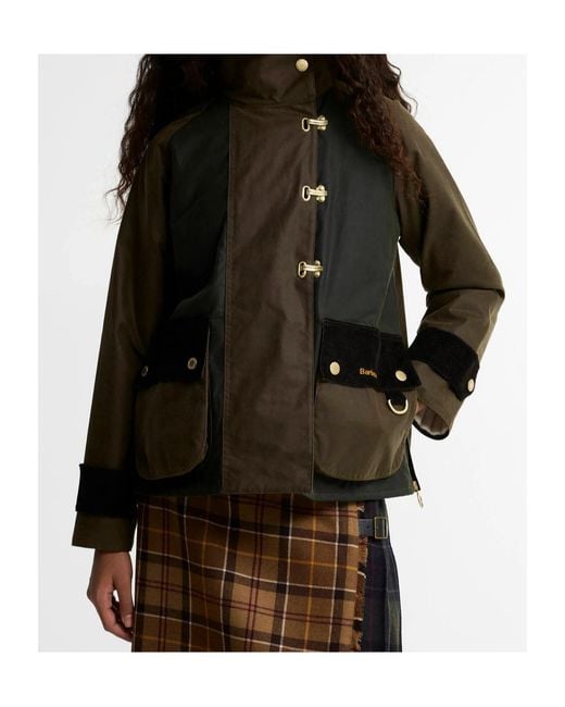 Barbour Multicolor Hazelwood Corduroy-Trim Lobster-Claw Jacket