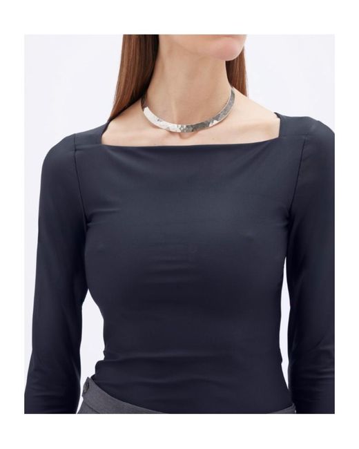 REMAIN Birger Blue Christensen Long Sleeved Jersey Top