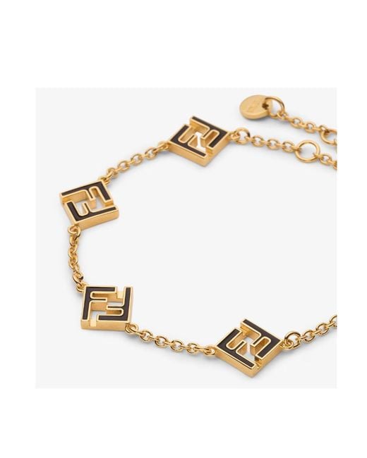 Fendi Metallic Forever Bracelet