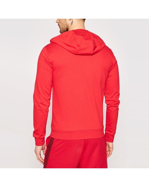 EA7 Red Logo And Hat Casual Jacket for men
