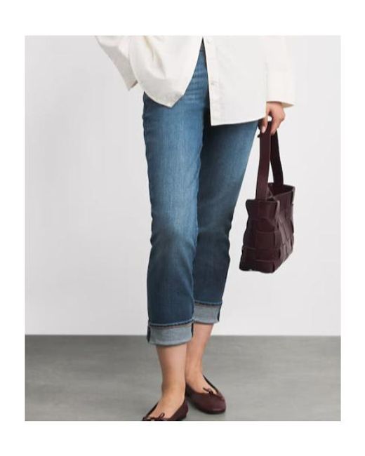 7 For All Mankind Blue Belt Loop Jeans