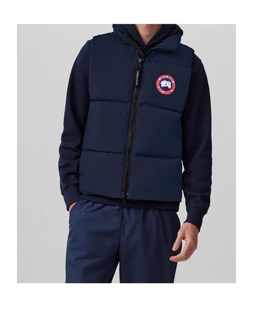 Canada Goose Blue Lawrence Puffer Vest for men