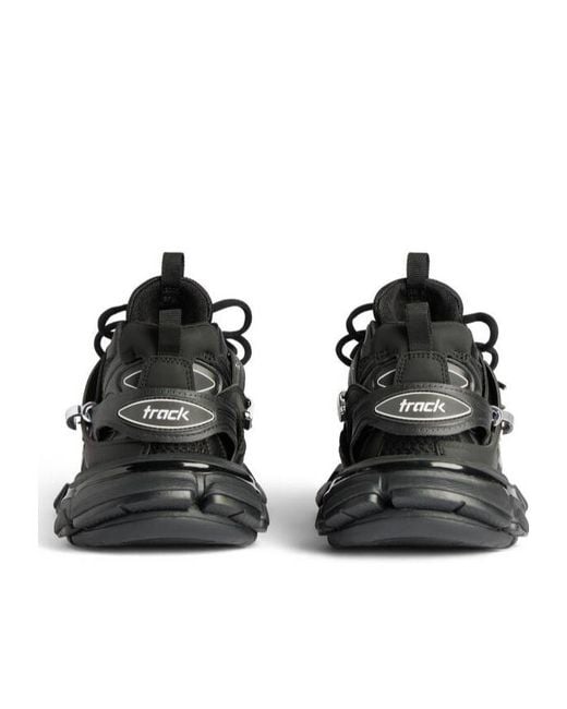 Balenciaga Black Track Piercing Sneakers for men