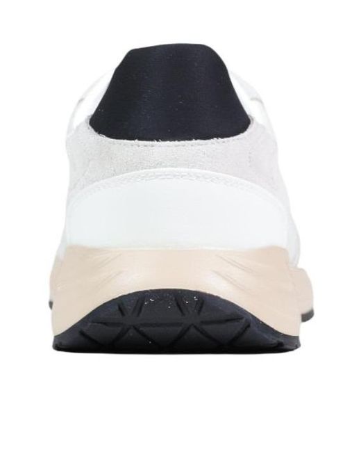 Guess White Lace-Up Sneakers for men