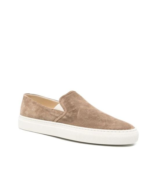 Common Projects Brown Low-Top Minimalist Sneakers for men