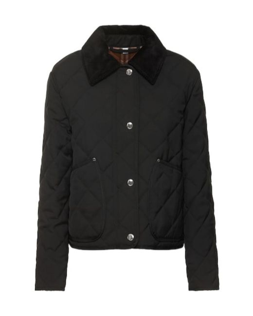 Burberry Black Logo Casual Jacket