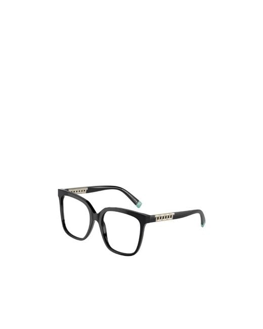 Tiffany & Co White Square Frame Glasses