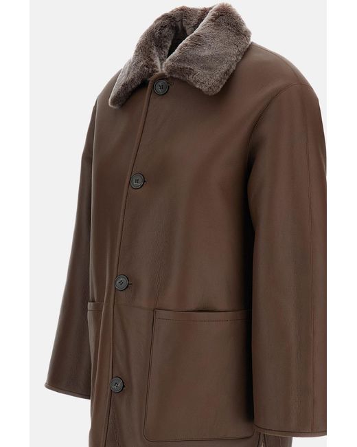Arma Brown Nicola Reversible Shearling Coat