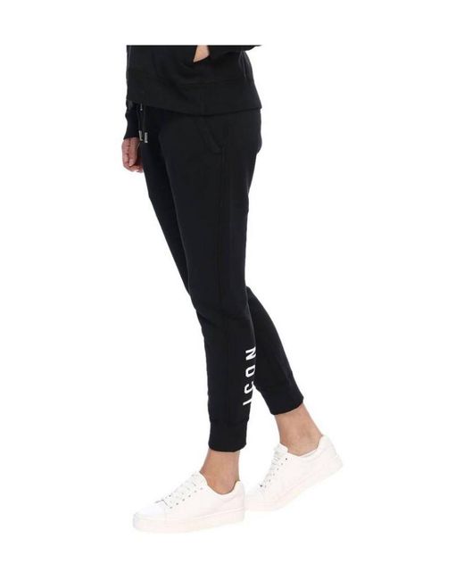 DSquared² Black Logo Details Sweatpants