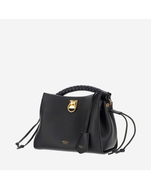 Mulberry Black Small Iris Top Handle Bag