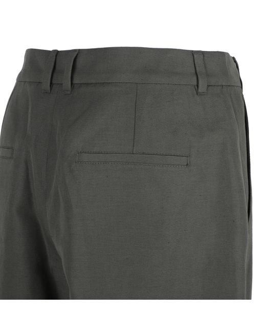 Max Mara Gray Belt Loops Slacks