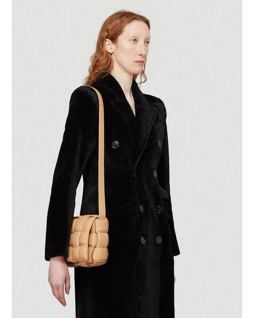 Bottega Veneta Natural Padded Cassette Strapped Shoulder Bag
