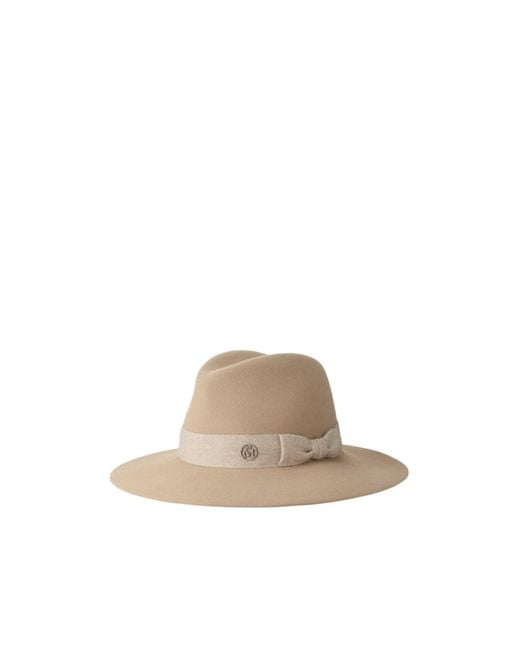 Maison Michel White Zango Hat