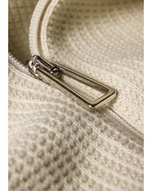 Paul Smith White Zip-Up Knitted Cardigan for men