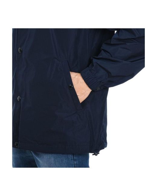 Burberry Blue Detachable Hooded Jacket for men