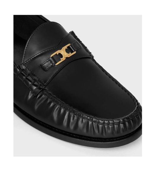 Céline Black Luco Triomphe Loafer for men