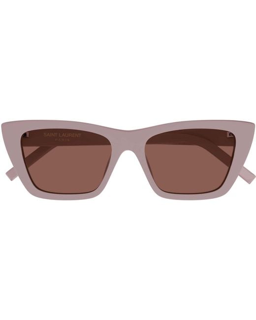 Saint Laurent Multicolor Eyewear Cat-Eye Frame Sunglasses