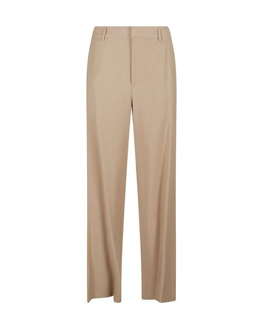 Pt Pantaloni Natural Elasticated-Waist Trousers