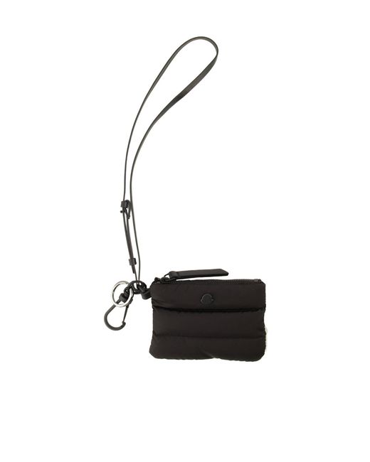 Moncler White Porte-Cartes Caradoc Noir for men