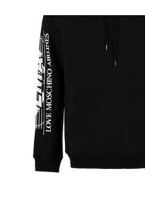 Moschino Black Hoodie for men