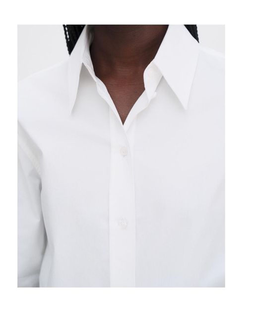 Filippa K White Classic Poplin Shirt