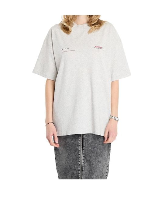 Represent Gray Patron Of The Club Logo T-Shirt for men