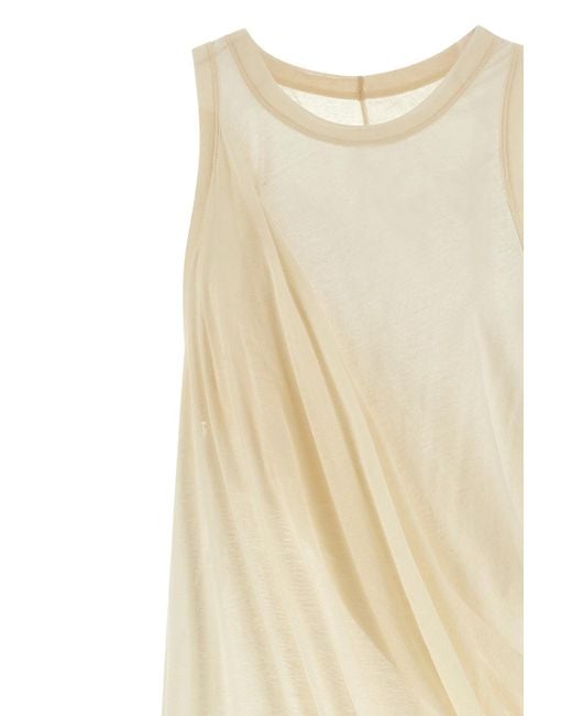 Rick Owens Natural Anthem Long Tank Top for men