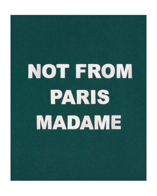 Drole de Monsieur Green Sweatshirt Slogan for men
