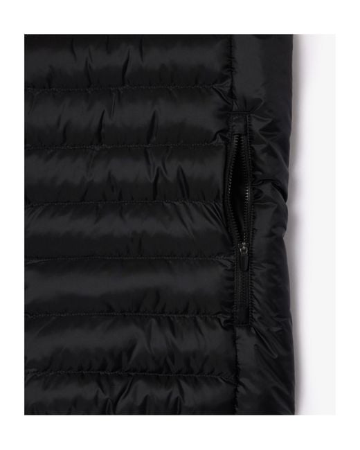 Lacoste Black Padded Gilet for men