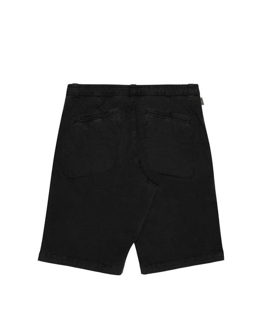 Armani Collezioni Black Logo Shorts for men
