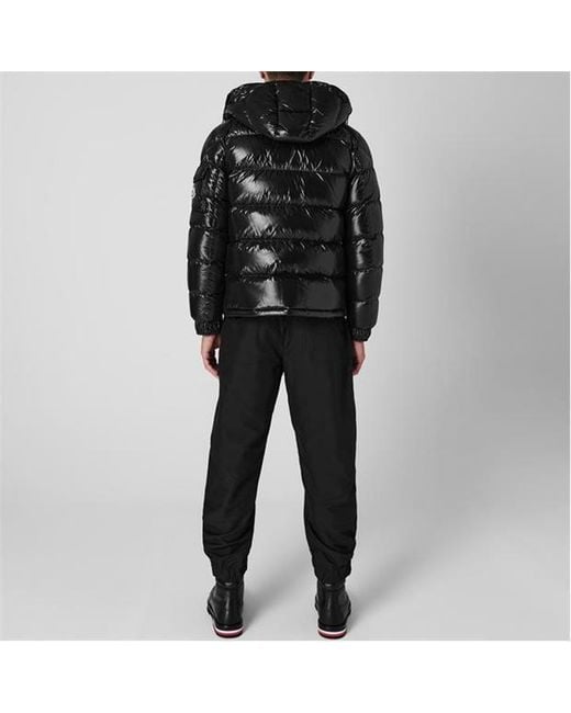 Moncler Black Logo Down Jacket for men