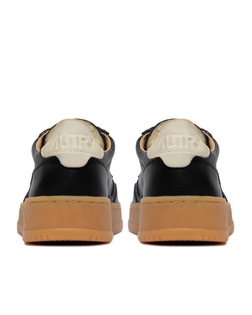 Autry Black Low-Top Sneakers
