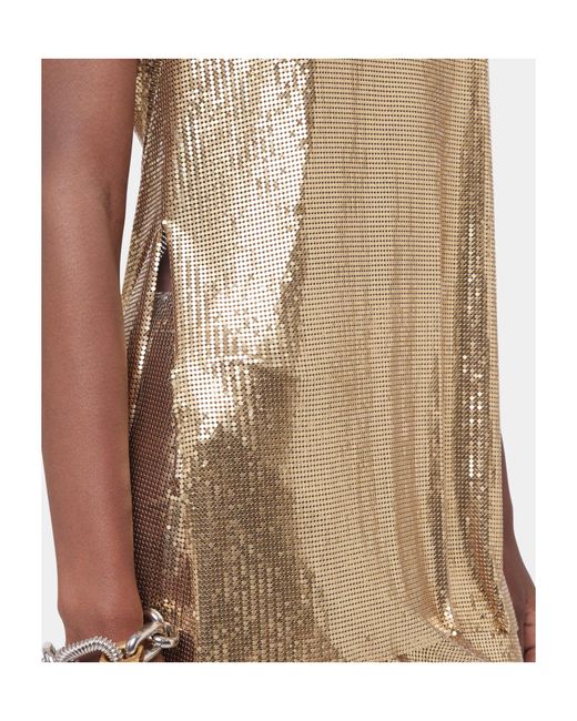 Rabanne Natural Mesh Tank Top