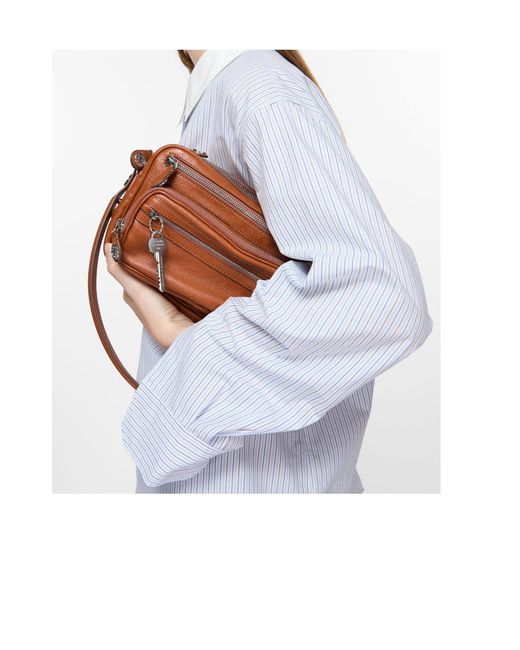 Acne Brown Camero Party Shoulder Bag