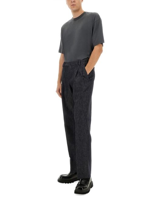 Pt Pantaloni Black Pt Torino Tailored Pence Pants for men