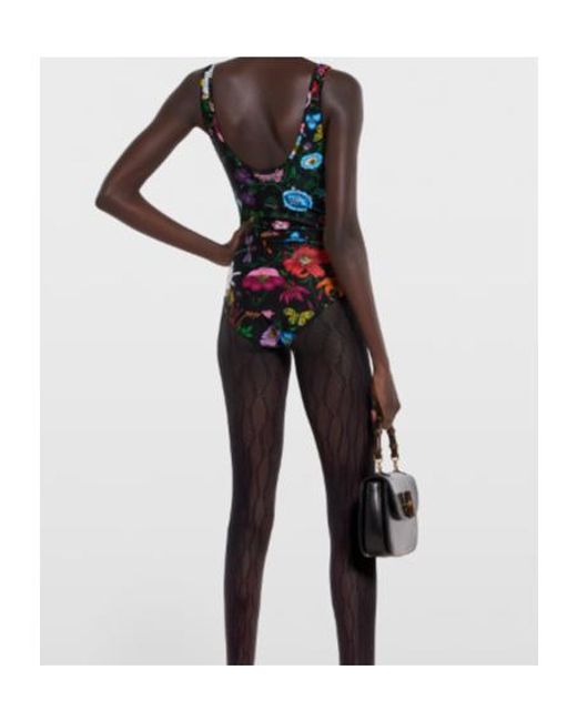 Gucci Multicolor Flora One-Piece Swimsuit