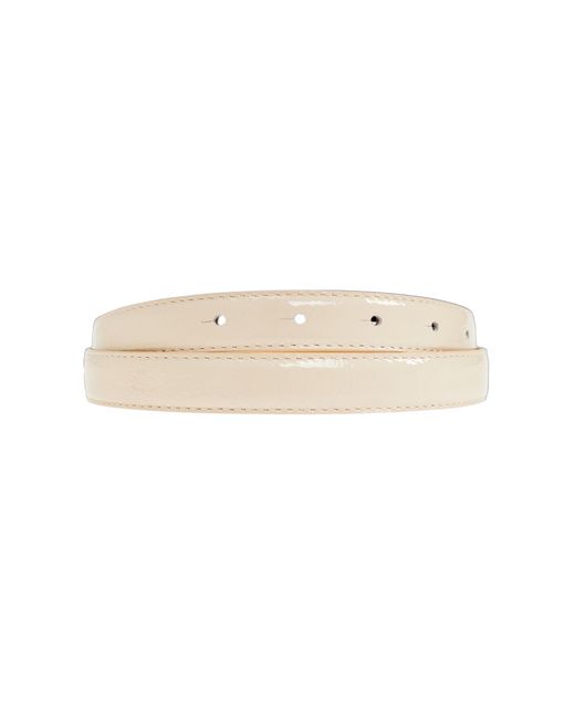 By Malene Birger Metallic Marlos Logo-Buckle Leather Belt