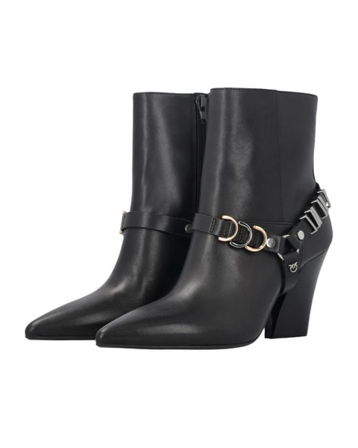 Pinko Black 85Mm Viola 02 Boots
