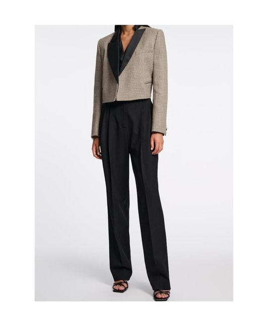 Dorothee Schumacher Multicolor Gaphic Elegance Cropped Blazer