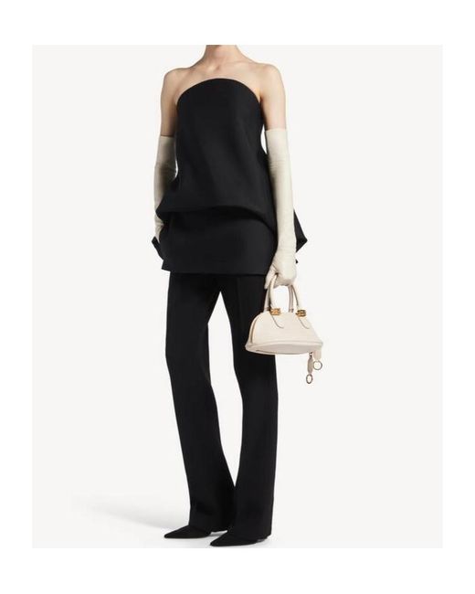 Balenciaga Blue Bow Cape Mini Dress
