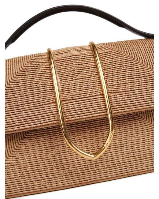 Jacquemus Brown La Pochette Rond Carré Top Handle Bag