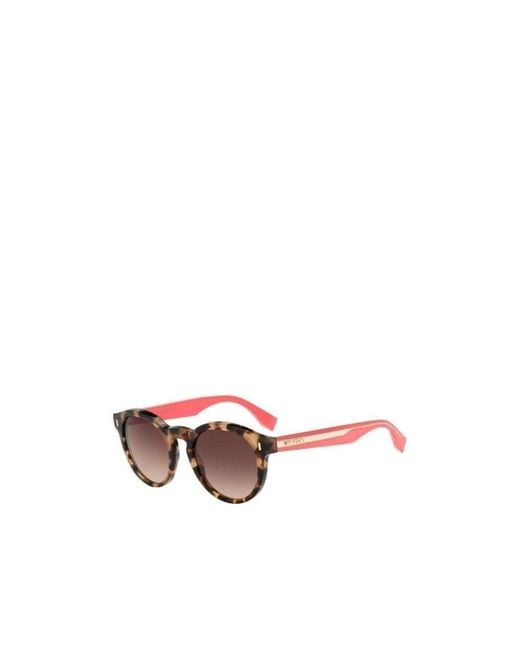 Fendi White Logo Details Sunglasses