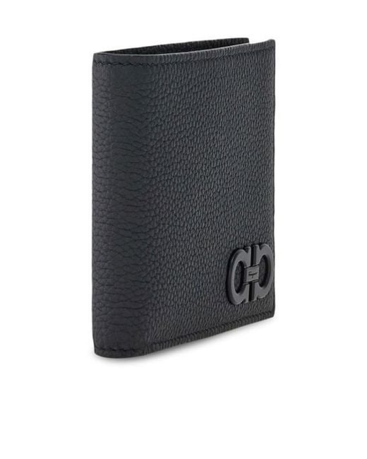 Ferragamo Blue Logo Wallet for men